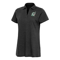 Women's Antigua Heather Black Mexico National Team Pique Polo
