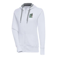 Women's Antigua White Mexico National Team Takeover Full-Zip Hoodie