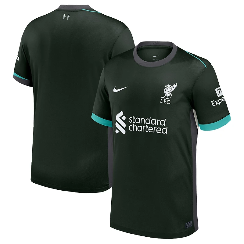 Men's Nike  Forest Green Liverpool Away 2024/25 Replica Jersey