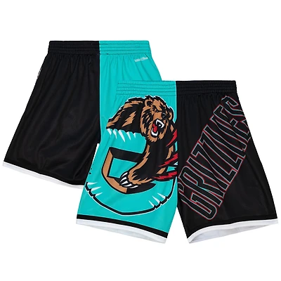 Men's Mitchell & Ness  Teal Vancouver Grizzlies Big Face 5.0 Fashion Shorts