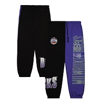 Men's Mitchell & Ness  Black Milwaukee Bucks Team OG Fleece Sweatpants