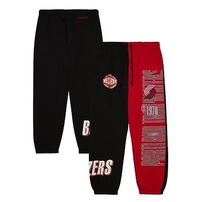 Men's Mitchell & Ness  Black Portland Trail Blazers Team OG Fleece Sweatpants