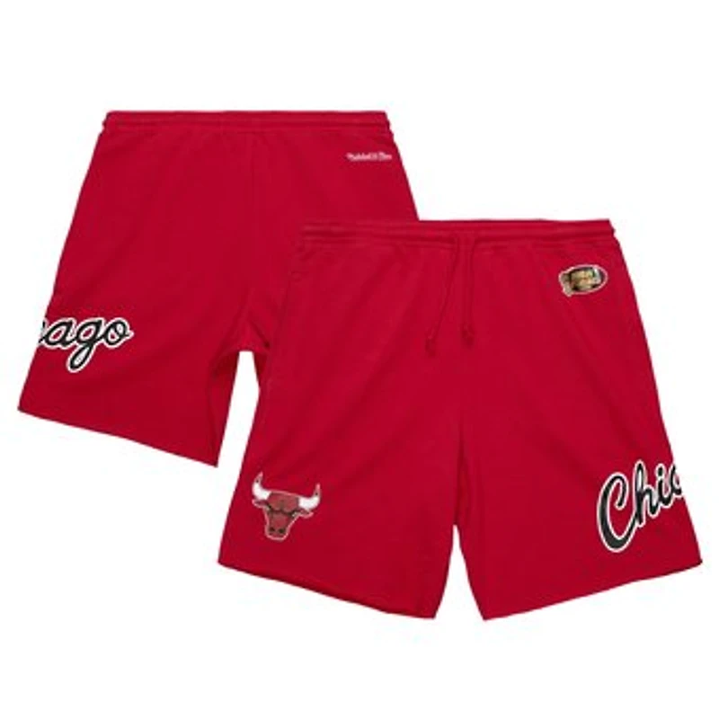 Men's Mitchell & Ness Red Chicago Bulls Game Day Shorts