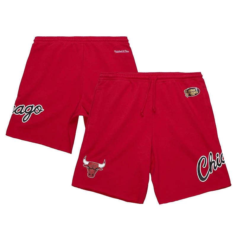Men's Mitchell & Ness Red Chicago Bulls Game Day Shorts