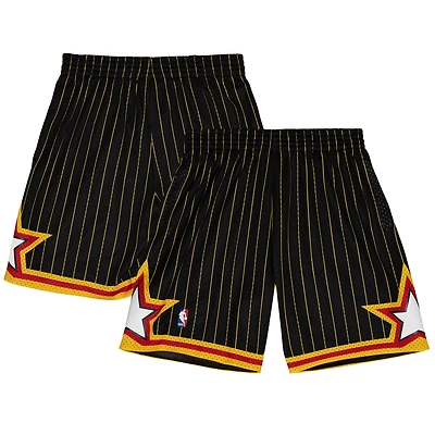 Men's Mitchell & Ness  Black Orlando Magic 1994-95 Hardwood Classics Reload 3.0 Swingman Shorts