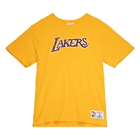 Men's Mitchell & Ness  Gold Los Angeles Lakers Legendary Slub T-Shirt