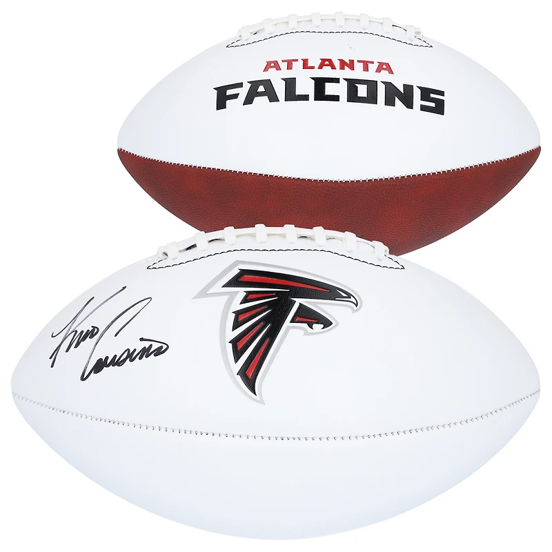 Kirk Cousins Atlanta Falcons Autographed Franklin White Panel Football