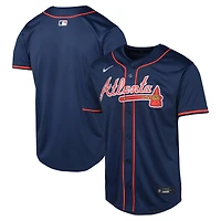 Youth Nike Navy Atlanta Braves Alternate Limited Jersey