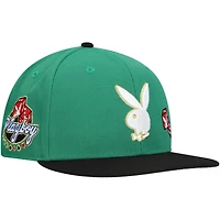 Men's Green Playboy Casino Adjustable Hat