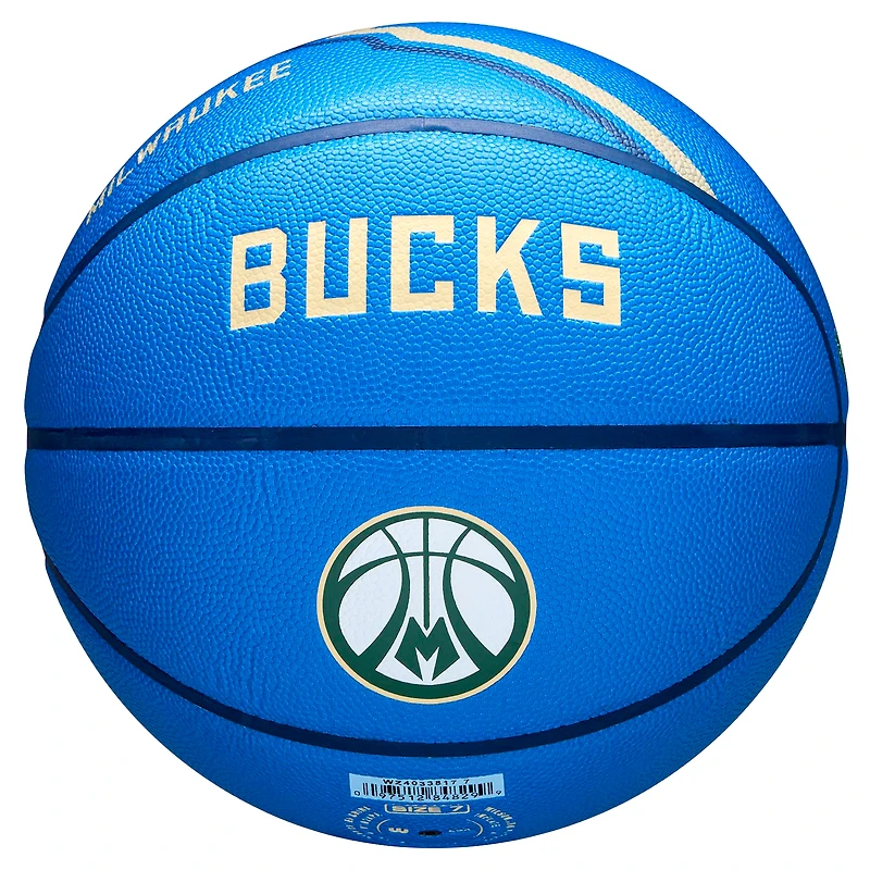 Milwaukee Bucks 2024-25 City Edition Collector's Basketball