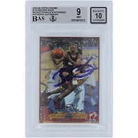 Dwyane Wade Miami Heat Autographed 2003-04 Topps Chrome #115 Beckett Fanatics Witnessed Authenticated 9/10 Rookie Card