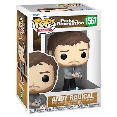 Funko Parks and Recreation Pop! #1567 Andy Radical Vinyl Figure