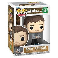 Funko Parks and Recreation Pop! #1567 Andy Radical Vinyl Figure