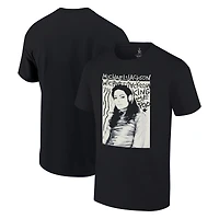 Men's Ripple Junction Black Michael Jackson Portrait T-Shirt