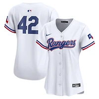 Women's Nike  White Texas Rangers 2024 Jackie Robinson Day Home Limited Jersey