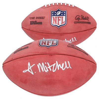 Adonai Mitchell Indianapolis Colts Autographed Wilson Duke Full Color Football