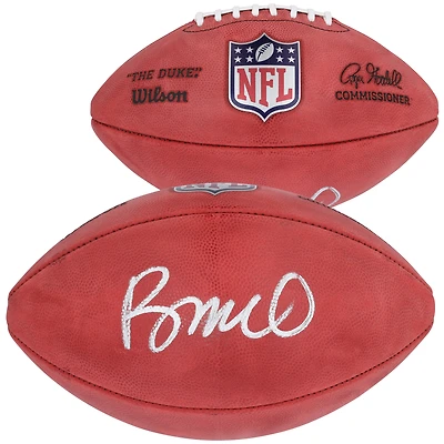 Rome Odunze Chicago Bears Autographed 2024 NFL Draft First Round Pick Wilson Duke Full Color Football