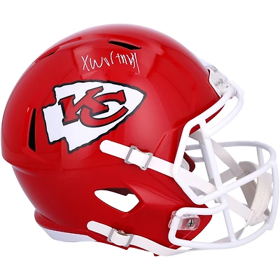 Xavier Worthy Kansas City Chiefs Autographed Riddell Speed Replica Helmet