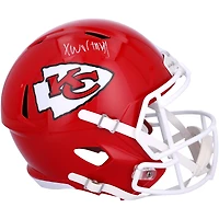 Xavier Worthy Kansas City Chiefs Autographed Riddell Speed Replica Helmet