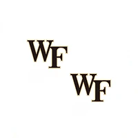 Women' CANVAS Style Wake Forest Demon Deacons Enamel Stud Earrings