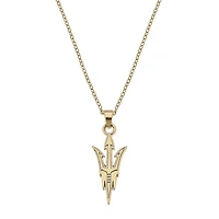 Women's CANVAS Style Arizona State Sun Devils Gold Plated Pendant Necklace