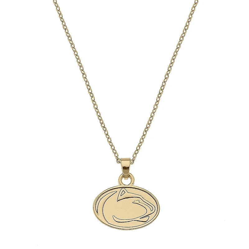 Women's CANVAS Style Penn State Nittany Lions Gold Plated Pendant Necklace