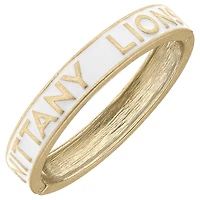 Women' CANVAS Style Penn State Nittany Lions Enamel Hinge Bangle