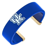 Women' CANVAS Style Kentucky Wildcats Resin Logo Cuff Bracelet