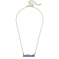Women' CANVAS Style Kentucky Wildcats Enamel Script Necklace