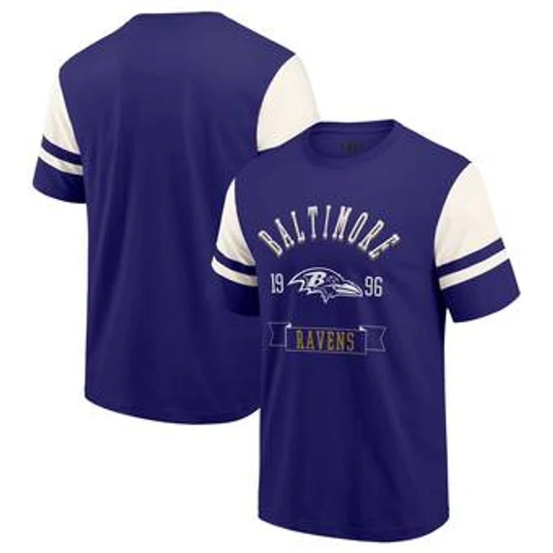 Men's Darius Rucker Collection by Fanatics Purple Baltimore Ravens Football T-Shirt