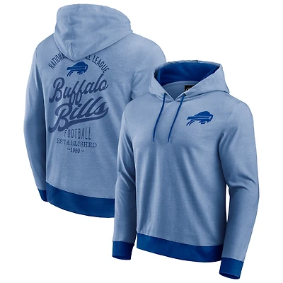 Men's Darius Rucker Collection by Fanatics Royal Buffalo Bills Tonal Knit Pullover Hoodie