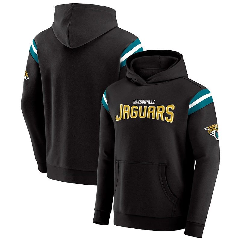 Men's Darius Rucker Collection by Fanatics Black Jacksonville Jaguars Football Washed Pullover Hoodie