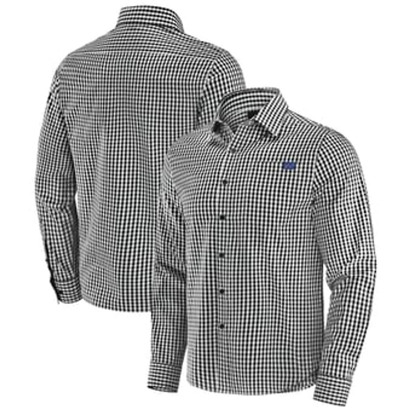 Men's J. Palmer Black Buffalo Bills Dual Threat Long Sleeve Button-Up Shirt