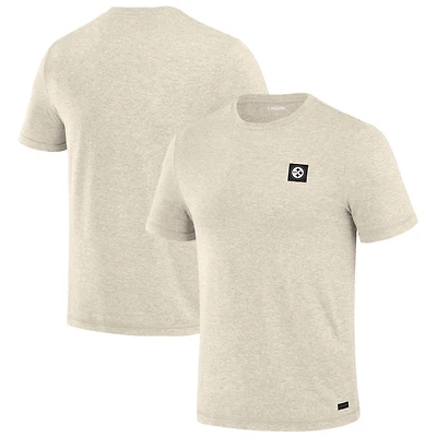Men's J. Palmer Cream Pittsburgh Steelers Four Down T-Shirt