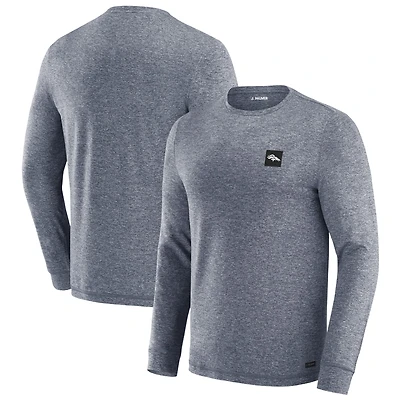 Men's J. Palmer Navy Denver Broncos Four Down Long Sleeve T-Shirt