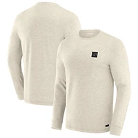 Men's J. Palmer Cream Detroit Lions Four Down Long Sleeve T-Shirt