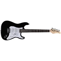 Gavin Rossdale Bush Autographed Black Stratocaster Guitar - Beckett Authentic - Signed in Black Ink