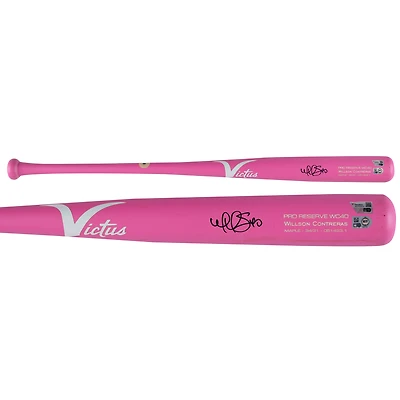 Willson Contreras St. Louis Cardinals Autographed Player-Issued Pink Victus Bat from the 2023 MLB Season