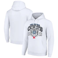 Men's Starter White Indianapolis Colts 80s Retro Pullover Hoodie