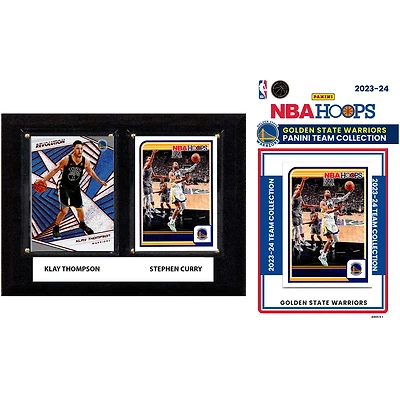 Golden State Warriors 6" x 8" Player Plaque & 2023-24 Team Trading Card Set
