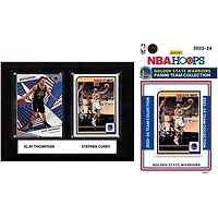 Golden State Warriors 6" x 8" Player Plaque & 2023-24 Team Trading Card Set