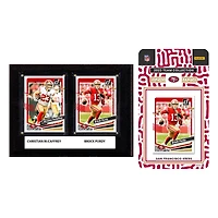 San Francisco 49ers 6" x 8" Player Plaque & 2023 Team Trading Card Set