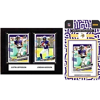 Minnesota Vikings 6" x 8" Player Plaque & 2023 Team Trading Card Set