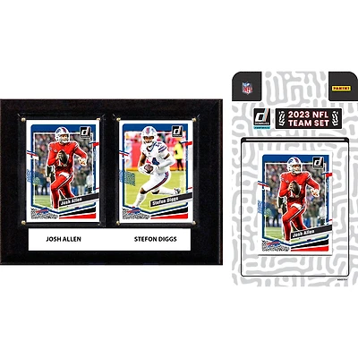 Buffalo Bills 6" x 8" Player Plaque & 2023 Team Trading Card Set