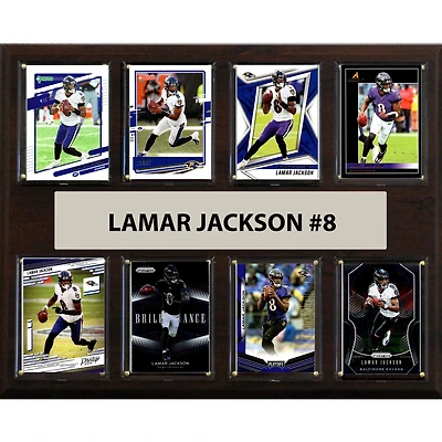 Lamar Jackson Baltimore Ravens 12" x 15" Trading Card Plaque