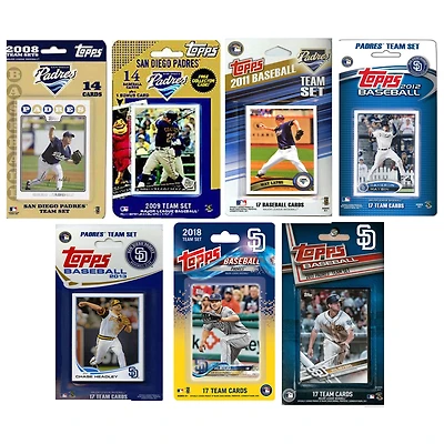 San Diego Padres Team Multi-Season Trading Card Set