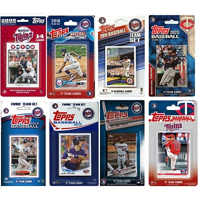 Minnesota Twins Team Multi-Season Trading Card Set