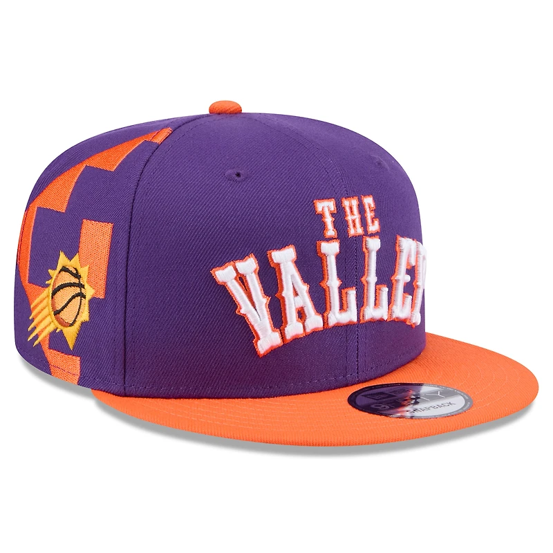 Youth New Era Purple Phoenix Suns 2024/25 City Edition 9FIFTY Snapback Hat