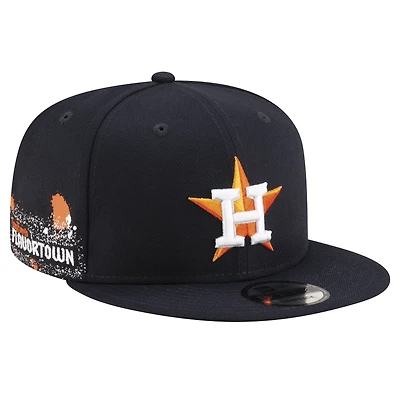 Men's MLB x Guy Fieri’s Flavortown Navy Houston Astros 9FIFTY Snapback Hat