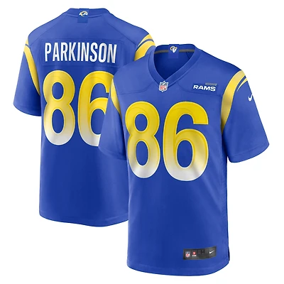 Men's Nike Colby Parkinson  Royal Los Angeles Rams  Game Jersey